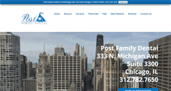 Desktop Screenshot of postfamilydental.com